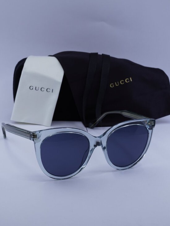 Gucci GG0565S 003 Women Cat Eye Sunglasses - Blue main image 8